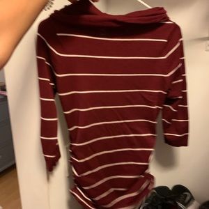 Pink rose quarter sleeve blouse